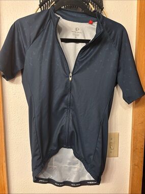 Pearl Izumi Kids Navy Blue Short Sleeve Cycling Jersey